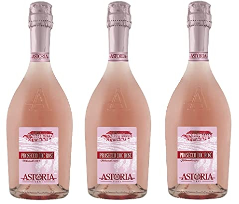 Zeus Party Box da 3 Astoria Spumante Prosecco DOC Rose Millesimato - Bottiglie da 75