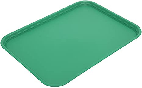 Harfield Flat Serving Tray 41x30cm Green Polypropylene