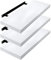 EUGAD Wandregal Wandboard 3er Set Hängeregal Holz Board Modern Weiß, 30x22.9x3.8 cm 0086QJ-3