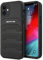 AMG AMHCP12SGSEBK Hülle für iPhone 12 Mini 5,4 schwarz Leather Debossed Lines
