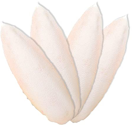 Newsmy 4 Pack Cuttlefish Bone for Birds, Natural Cuttlebone for Parrots and Budgies, Calcium Chew for Beak Care, Suitable for Snails and Tortoise [4Pcs 15CM]