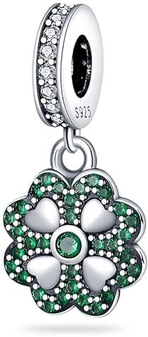 Pandach Damen Charm Anhänger für Armband 925 Sterling Silber Charms Beads passend für Armband und Halskette, Kompatibel mit Europäischen Armbänder für Frauen Mädchen C8