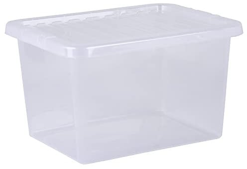 Wham Pack 5 Crystal 25L Box & Lid Clear