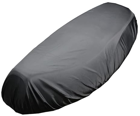 Wasserdicht Motorrad Sitzbankbezug,Universal Oxford Stoff Motorrad Sitzbezüge Sitzabdeckung Staubkissenbezug Motorrad Kissen Sitzbezug Sitzschutz für Die Meisten Motorrad-Rollerabdeckungen,Schwarz M