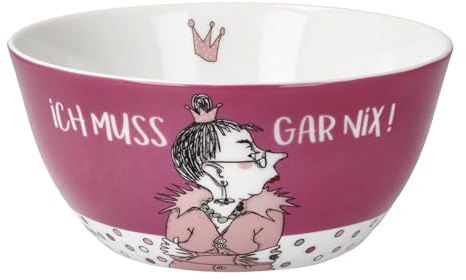 Goebel Schale Barbara Freundlieb Ich muss gar nix aus Fine Bone China, Maße: 15cm x 15cm x 7cm, 27-001-22-1