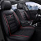 Tuqiang Autositzbezüge Für VW for Volkswagen Golf 3 5 6 7 Golf3 Golf5 Golf6 Golf7 Tour Variant,vordere 2-Sitze Full Set Komfortabler Ledersitzbezüge Allwetter Autositzbezug,Schwarz Rot