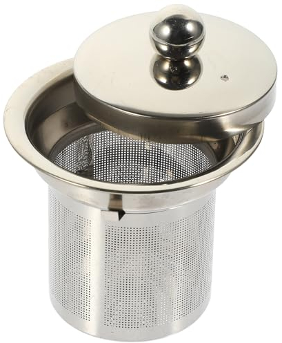 Coffee Filter Tea Infuser Stainless Steel: Tea Filter Infuser Seasoning Strainer Loose Leaf Tea Colander Mesh Steeper for Insert on Teapots Mugs Cups 8.2X7.6X7.6CM Coffee Filters