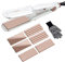 CkeyiN 3 en 1 Plancha de Pelo Efecto Trenzas Plancha Ondas PequeñAs Ondulado con 3 Placas Intercambiables de CeráMica de Titanio Para Ondular el Cabello Plancha Onduladora Pelo Zig Zag