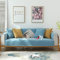 ZGDDPZA 100% Wasserdichter Sofa/Couch überwurfdecke/überwurf, rutschfest Sofaschutz Katze Kratzschutz Sofaüberwurf Schonbezug Sofa Schutz Abdeckung Sofaschoner Für Wohnzimmer (70 * 210cm,Blau)