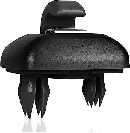 JNNJ Auto Sonnenblende Haken 8U0857562A 8E0857562 - Universelle Halterung Clip für Sonnenblenden Kompatibel mit Autos (Schwarz)