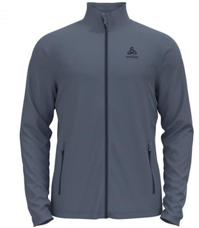 Odlo Herren Hoodyjacke mit Reißverschluss Roy, India Ink - Folkstone Gray, S