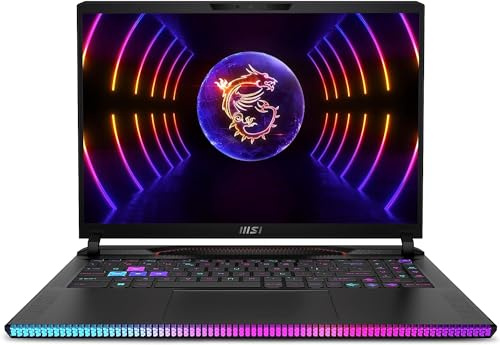 msi Raider GE68HX 16 FHD+ (1920 x 1200) 144Hz Gaming Laptop - 13th Gen Intel Core i9-13950HX 24-Core up to 5.50 GHz CPU, 32GB DDR5 RAM, 1TB NVMe SSD, GeForce RTX 4060 8GB GDDR6, Windows 11 Home