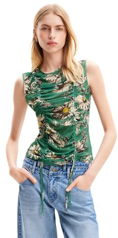 DESIGUAL CANOTTA DONNA VERDE