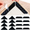 16 Stück Teppich Antirutschunterlage, Waschbare und Wiederverwendbare Teppich Antirutschunterlage, Dreieckige Anti Rutsch Pads für Hartholzböden, Teppiche und Matten, Starke Adhäsion (16pcs)