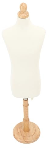 Herren-Schneiderpuppenkörper mit Hölzernem Stativständer, Schneiderbüste für Design, Stabile Schaufensterpuppe für Männliche Schneider, Elegantes und Vielseitiges Modell für Modepräsentationen