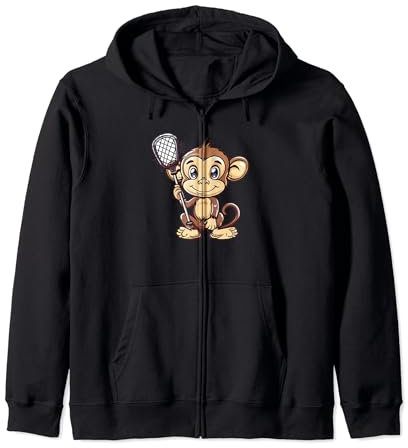 Süßer Lacrosse Affe Kapuzenjacke