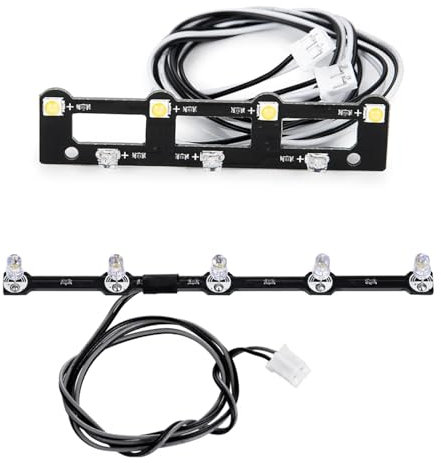 RC-Zubehör Für 1/14 Für Tamiya Für Für Scania 770S RC LKW Anhänger Kipper Auto DIY Teile Dach Licht Scheinwerfer Bord RC Auto Upgrade Teile(Front and Roof)