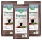 LEBENSBAUM 3 x Bio Espresso Solea entkoffeiniert, Bio Kaffee aus Arabica-Bohnen entkoffiniert gemahlen, Intesität 2/5, sanft aromatisch, 3 x 250 g