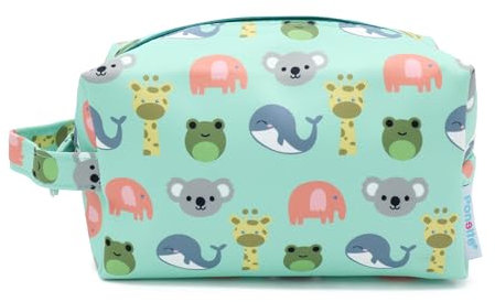 PONETTE - Trousse de toilette pour enfant, garçon, fille, adolescent, amusant, sac de toilette, trousse de voyage, trousse, marque espagnole, Turquoise jungle, Trousse de toilette pour enfant