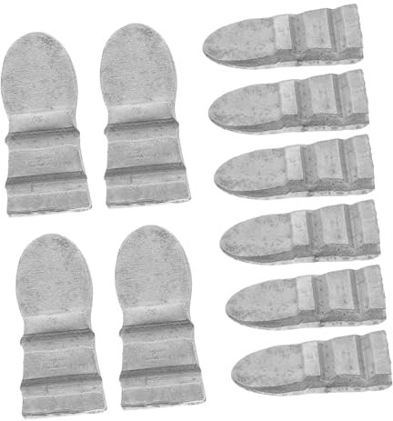 HOMOCONO 10pcs Wedge Kit Metal Hammer Handle Wedge Reinforced for Woodworking Tools Safety Handle