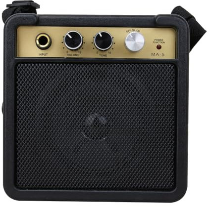 Amplificateur portable pour guitare acoustique 5 W Faible consommation d'énergie avec clip arrière Accessoires pour instruments de musique Mini amplificateur de guitare