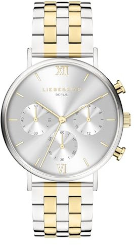 Liebeskind Berlin Damen Analog Armbanduhr mit Quarzwerk aus Edelstahl