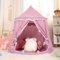 Spielzelt für Kleinkinder, Prinzessin Prinz Schlosszelt für Indoor, Kinderzelt für Spiel und Spaß im Kinderzimmer, Kinder Zelte für Zimmer, mit Tragetasche, Geschenk für Kinder (Lila)