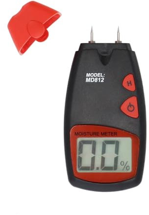 Rivanto® Holzfeuchtemessgerät für Heimbedarf, Messgerät für Feuchtigkeit von Brennholz