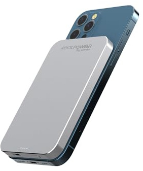 Realpower Powerbank PB-5000 MAG Silber 5.000mAh