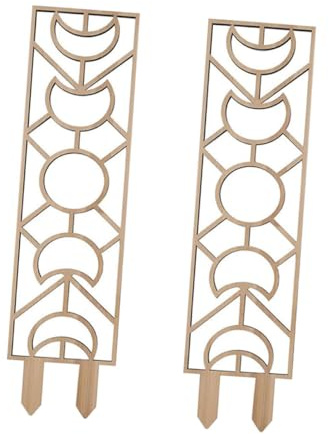 MILISTEN 2 Sätze Klettergerüst Für Pflanzen Klettern Unterstützt Unterstützung Drinnen Anlage Traufel Gitter Klettergerüst Outdoor Deko Holzspalier Pflanzen Gartenbedarf Yellow 2 Stück * 2