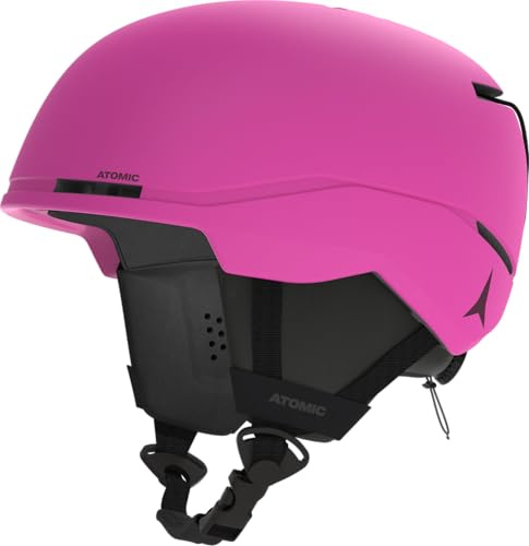 ATOMIC Four JR Skihelm - Pink - Größe 48–52 - Snowboard- & Ski-Helm für Kinder & Jugendliche - Präzises Ear-Fit-System & Aircon Belüftungssystem - Holo Core für maximale Stoßdämpfung