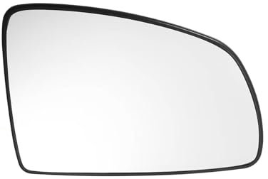RDEQKIVZ Espejo retrovisor Cristal Compatible con Opel para Meriva A 2002-2010 Espejo Retrovisor Calefactable para Coche Lado Izquierdo Derecho con Placa Soporte 6428779 6428720