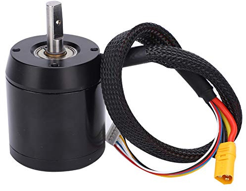 H5055 Brushless DC Motor, Remote Control Motor for DIY Car Model Skateboards Drone, High Torque 1380W Power with Double Sided Arc Magnet, Super Long Hall Wire for Stable
