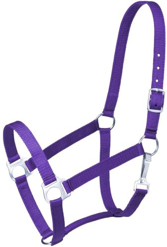Tough1 Economy Horse Halter - Purple
