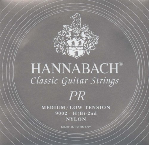 Hannabach Klassikgitarrensaiten Serie 900 Medium-Low Tension Silver 200 - H/B2 - 9002MLT
