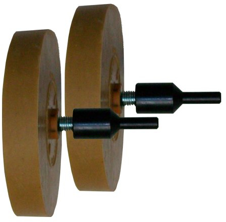 LudwigLacke Lackierzubehör 2 Zierstreifen Radierer Folienradierer mit Adapter 88mm