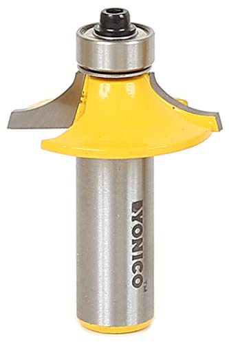 Yonico 12161 Thumbnail Euro Style Door and Drawer Front Edging Router Bit 1/2-Inch Shank
