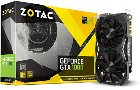 Zotac ZT-P10800H-10P NVIDIA GeForce GTX 1080 8 GB Mini Graphics Card - Black