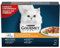 Gourmet Perlen Nassfutter für ausgewachsene Katzen, Filetins in Sauce mit Truthahn, Thunfisch, Ente, Lamm, 80 Beutel à 85 g