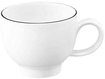 Seltmann Weiden 001.744521 Lido Black Line Espressoobertasse 0,09 L, Schwarz
