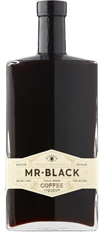 Mr Black Cold Brew Coffee Liqueur, Smooth, Rich Coffee Taste, Not So Sweet, 50cl