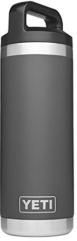 YETI Rambler - Botella isotérmica de acero inoxidable con tapa (350 ml), color gris