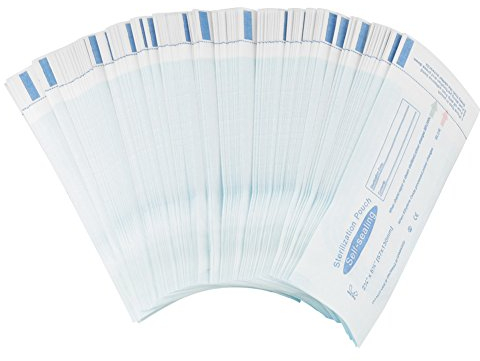 200 Stk Sterilisationsbeutel Tüten für Sterilisator 5,7 X 13 Cm Sterilisationsbeutel Selbstklebend Sterilisation Tüten für Autoklaven