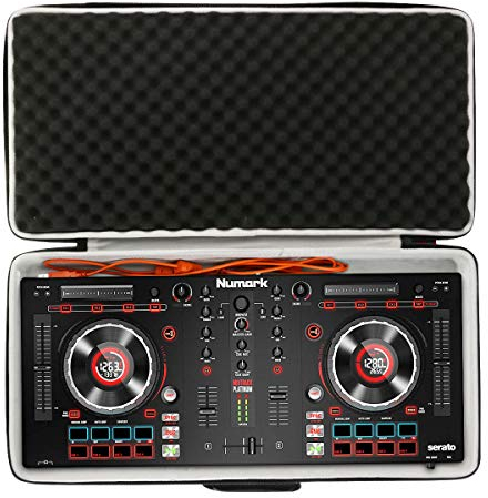 Khanka Hard Travel Case Replacement for Numark Mixtrack Platinum FX/Pro 3 | USB DJ Controller