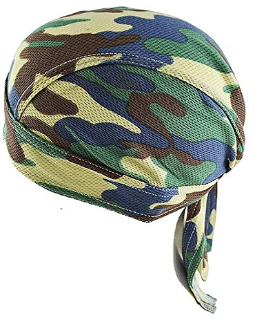 Apanphy® Camouflage Piraten Bandana Cap, Outdoor Sport Kopftuch Kappe Mütze Fahrrad Kopfbedeckung Stirnband Radfahren Hat Biker Headwear Schweißband Skull Cap für Männer und Frauen