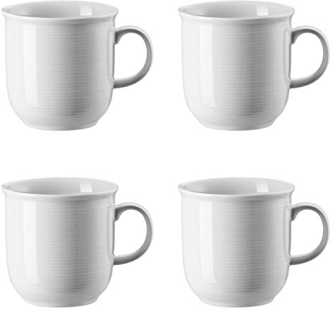 4 x Porzellan Becher mit Henkel groß - Trend Weiß - Thomas - 11400-800001-15571 -