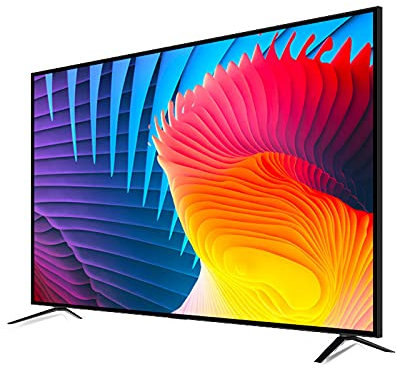 Smart Ultra HD LED Network TV, 4K Ultra-Thin Multifunctional TV Large Screen Field Of View, Dolby Atmos, USB Media Player, Black