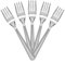 100 Clear Plastic Forks Strong Heavy Duty (Washable & Reusable)