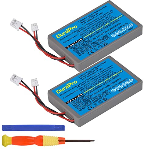 DuraPro 2X 2000mAh Battery Akku kompatibel mit Sony PS4 Slim / PS4 Pro PS4 LIP1522 KCR1410 Dualshock 4 Playstation 4 Game Controller CUH-ZCT2, CUH-ZCT2E, CUH-ZCT1E, CUH-ZCT1U