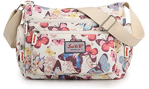 XUDREZ Crossbody-Taschen für Damen, mehrere Taschen, Umhängetasche, Umhängetasche, Reisetasche, schmetterling…